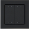 KNX 4tlačidlo 55x55 mm, RGBW LED, matná čierna