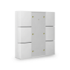 KNX 6tlačidlo Plus, lesklá biela