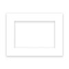 MDT sklenený rámik, biely - pre 7" dotykové panely