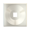 Square magnetic plate for keystone system ERA series Metal Steel Brushed