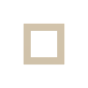 Deep Fenix rámik, otvor 55x55 mm, prevedenie Beige Luxor