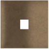 Square magnetic plate for keystone system Proxima series Metal Bronze Corked