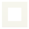 Square magnetic plate (45x45 mm window) Proxima series Metal Warm White