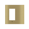Signum square plate Surface Metal Brass 26