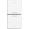 Potlačené plastové hmatníky pre termostaty EP2/EQ2, farba Ice White (GAA)