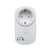 KNX RF+ zásuvka, 16A, 230 VAC, merenie spotreby