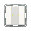 KNX RF+ 2tlačidlo vr. aktoru, lesklá biela