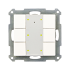 KNX RF+ 6tlačidlo vr. aktoru, lesklá biela