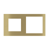 Rectangular Plate 71 (Form/Flank/NF) (80x151) 2 windows (45x45)+(60x60) Metal Brass 26