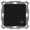 KNX ovládač 55x55 mm, matná čierna