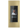 Rámeček (130x310x8mm) pro zapuštěnou montáž, kov Brass