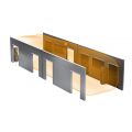 Chodbový snímač prítomnosti Hallway KNX, povrchová montáž, čierny