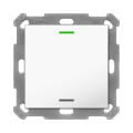 KNX 2tlačidlo 55x55 mm, RGBW LED, biela, meranie teploty