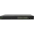 Manažovateľný L2 PoE Switch série 310 s OvrC, 16 portov dopredu