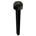 Venkovní sloupek Episode® Radiance pro montáž na kůl (černý)