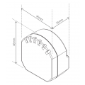 Vstavaný termostat Heatit 16 A s 10kOhm senzorom, Z-Wave