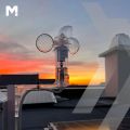 Meteostanica KNX, rýchlosť vetra, osvetlenie a ochrana 3 fasád, teplota