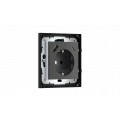 Zásuvka 230 V, prevedenie Schuko, USB A+C, 55x55 mm