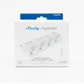 Shelly Plug M Gen3, zásuvka s měřením spotřeby, WiFi, bílá (balení 4 ks)