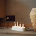Shelly Powerstrip 4, 4zásuvka s měřením spotřeby, WiFi, bílá
