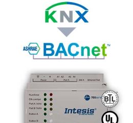 Brána KNX TP na BACnet IP a MS/TP server - 3000 bodov