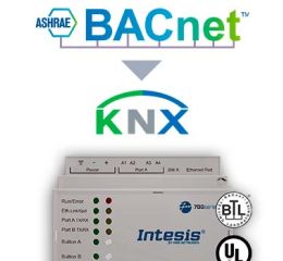 BACnet IP a MS/TP klient na bránu KNX TP - 1200 bodov