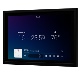 Control4 11" dotykový panel řady T5 do zdi, černý