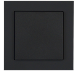 KNX 2tlačidlo 55x55 mm, matná čierna