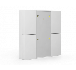 KNX 4tlačidlo Plus, lesklá biela