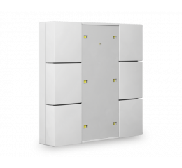 KNX 6tlačidlo Plus, lesklá biela