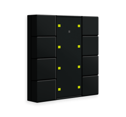 KNX 8tlačítko, černá