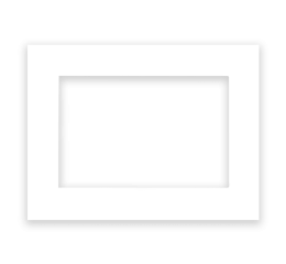 MDT sklenený rámik, biely - pre 10" dotykové panely