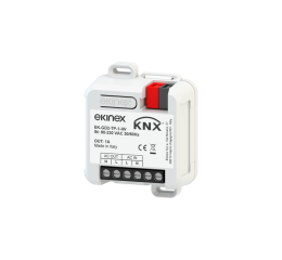 KNX stmievač 90–230V AC, výstup 1A, zapustená montáž