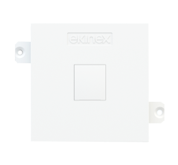 Doska pre systém keystone, pre 1 konektor, nelakovaná Raw White