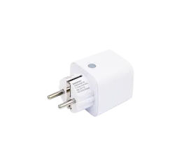 Shelly Plug M Gen3, zásuvka s měřením spotřeby, WiFi, Matter, bílá