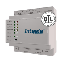 BACnet IP & MS/TP Client to Modbus TCP & RTU Server Gateway - 3000 bodov