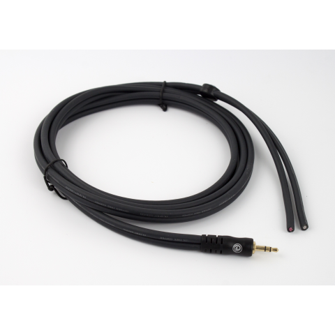 Kábel PlanetWaves 3,5 mm stereo jack na 2-pólový kábel bez koncovky 1,8 m
