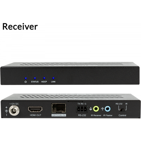 Binary prevodník 4K HDR HDMI cez optické vlákno, do 300 m