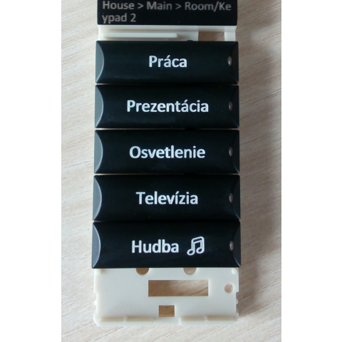 Vlastné gravírované tlačidlo (1 ks)