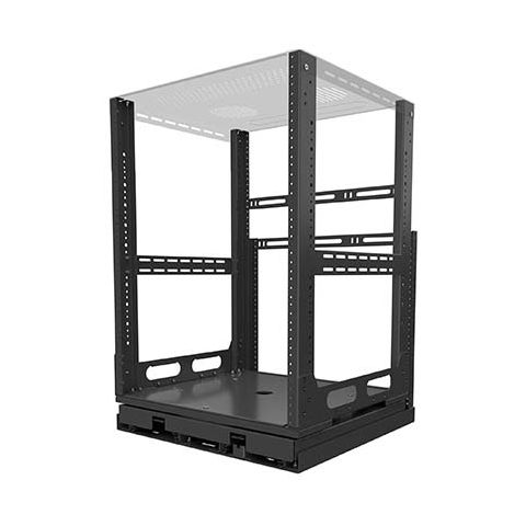 Strong výsuvný a otočný rack do nábytku, 16U