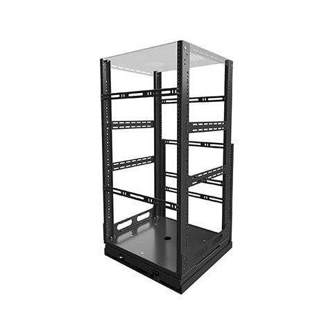 Strong výsuvný a otočný rack do nábytku, 18U