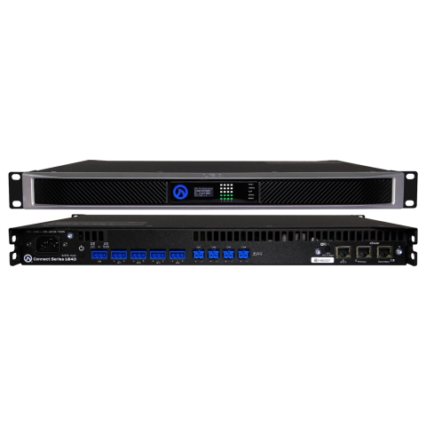 LEA Dante Connect Series 164D Power Amplifier | 4-Channel x 160W