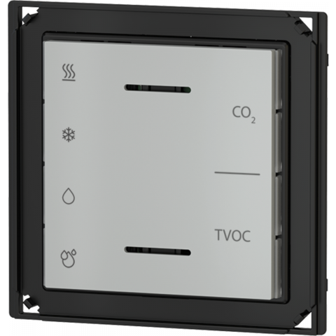 Multisensor a regulátor, měří teplotu, vlhkost, CO2 a VOC, verze NF, bílá