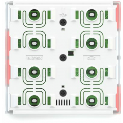 Termostat EQ2, meranie teploty a vlhkosti, indikačná LED modrá/zelená, verzia NF