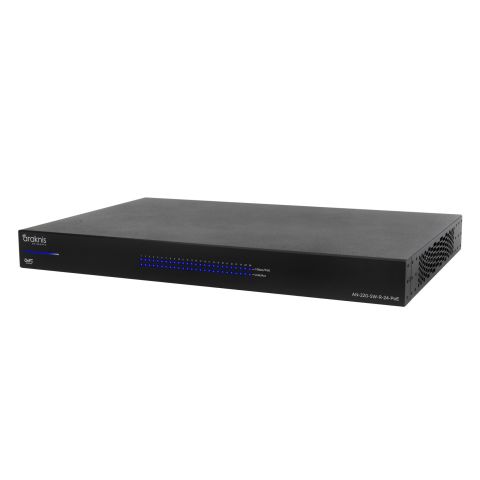 Spravovatelný L2 PoE přepínač, Gigabit, 24 + 2 zadní porty