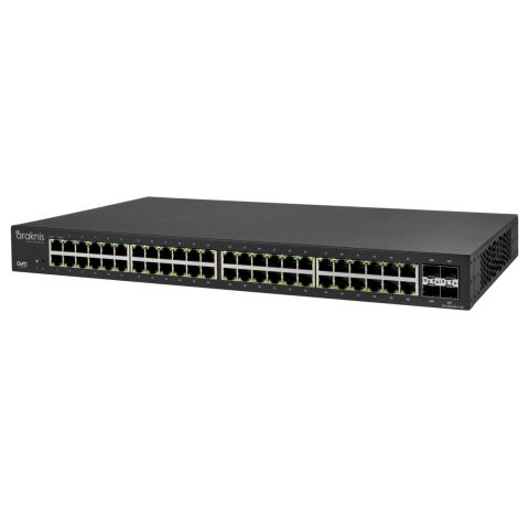 Spravovatelný L2 přepínač řady 320, Gigabit, 48 + 4 přední porty