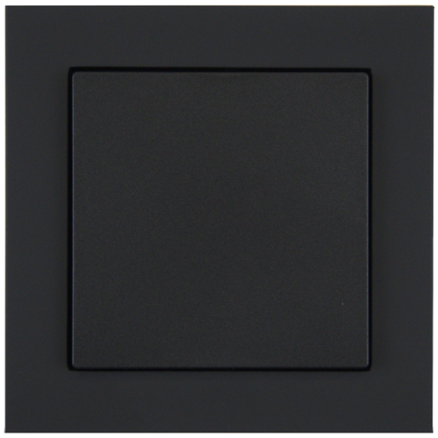 KNX 2tlačidlo 55x55 mm, matná čierna