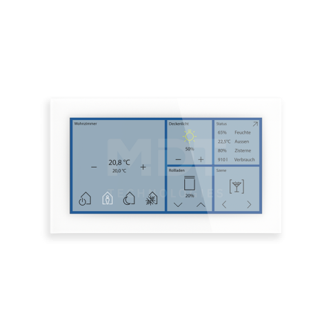 KNX Glass Touch Smart Plus 6
