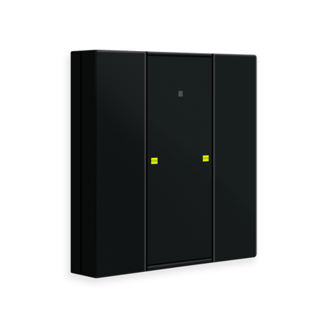 KNX 2tlačítko Plus, matná černá