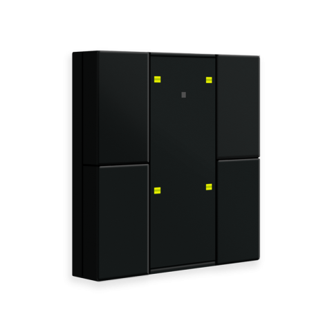 KNX 4tlačítko Plus, matná černá